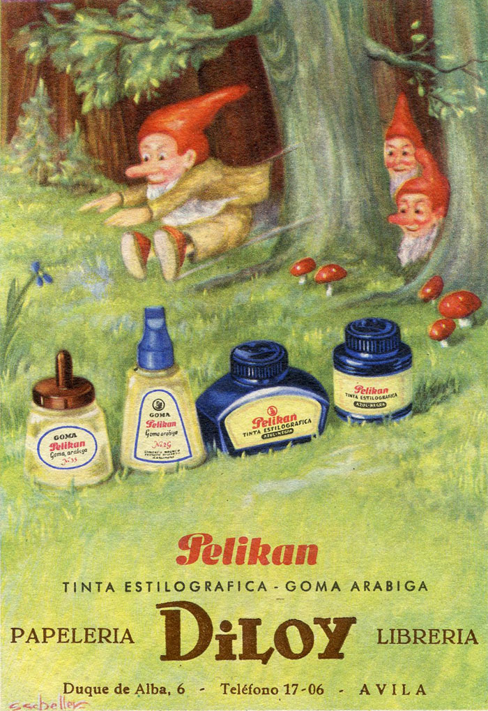 Pelikan. Tinta estilográfica – Goma arábiga