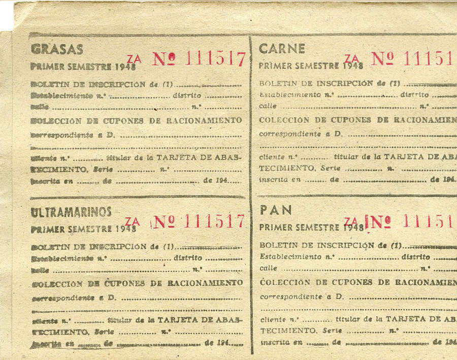 Cartilla de racionamiento