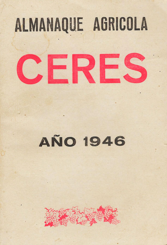 Almanaque agrícola CERES<br>