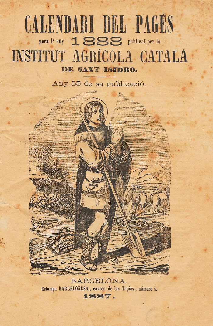 Calendari del Pagés pera l’any 1888<br>
