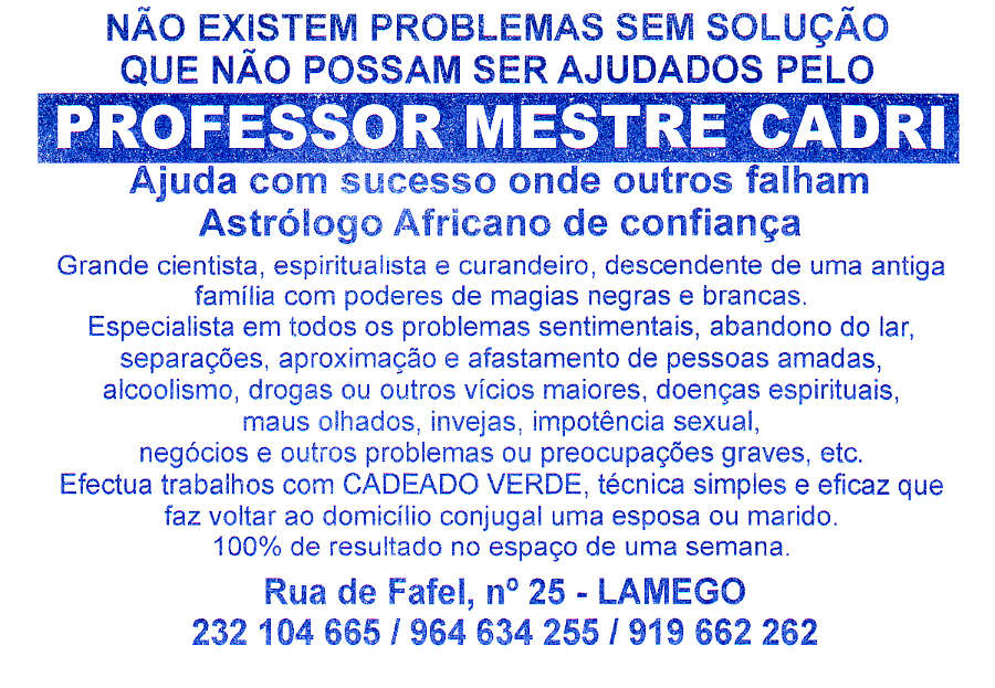 Professor Mestre Cadri