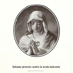 Solemne protesta contra la moda indecente