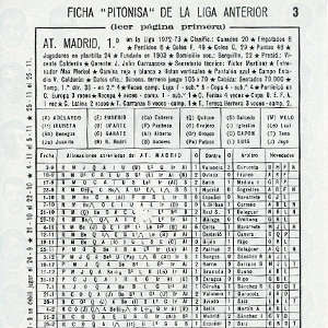 Calendario dinámico 1973-1974
