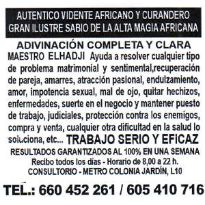 Auténtico vidente africano