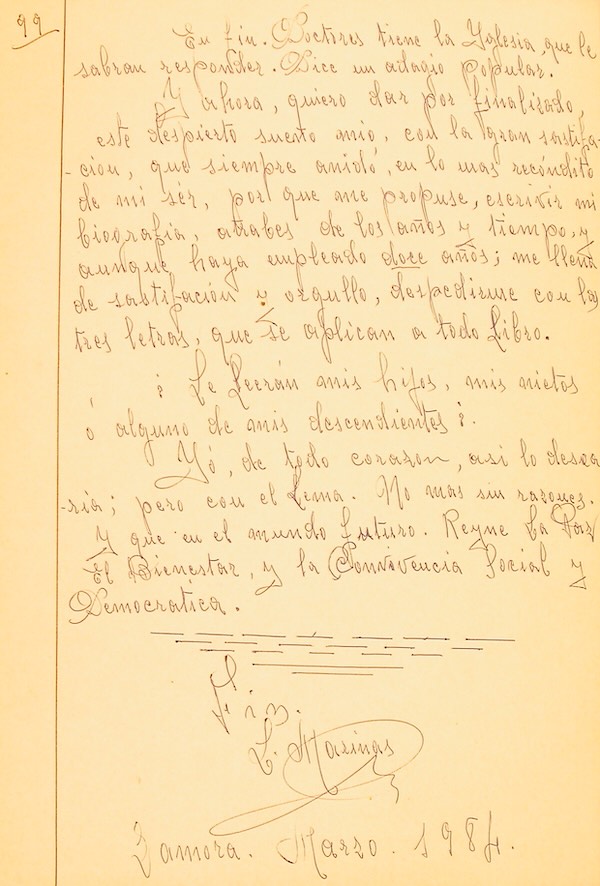 Carta manuscrita