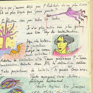 Fondo 11. Libro de relatos y pensamientos de una hippy francesa. Pag. 102