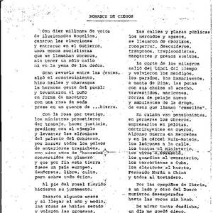 Nº 68 Romance de ciegos