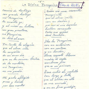 Nº 75. La divina peregrina 1