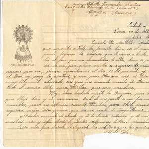 Fondo 24. Carta de un sargento aburrido. 1938