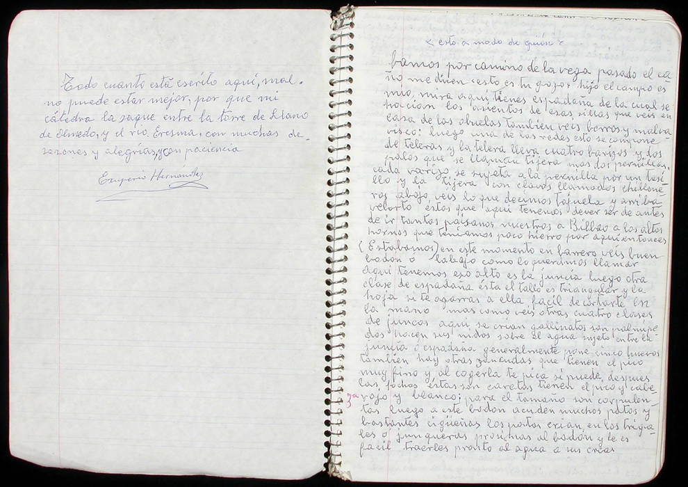 Fondo 35. Cuaderno