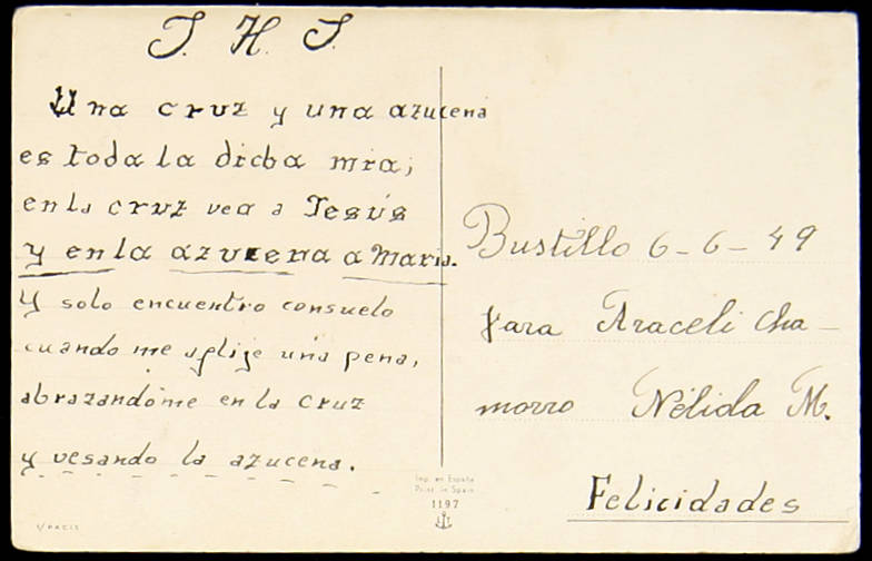 Fondo 42. Cruz y azucena