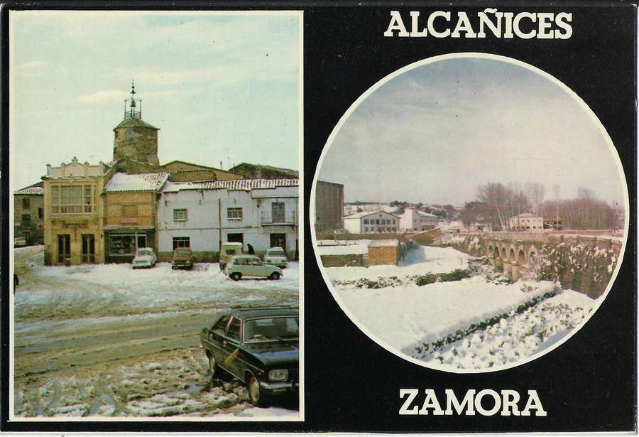 Alcañices bajo la nieve