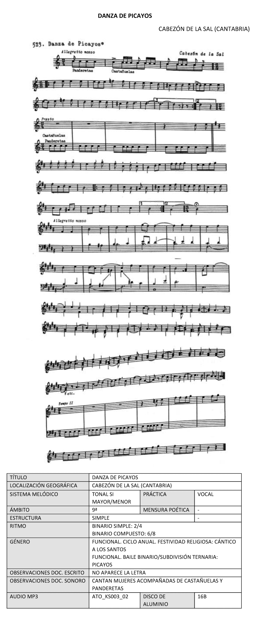 Danza de picayos
