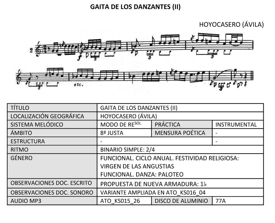 Cantos de danzantes