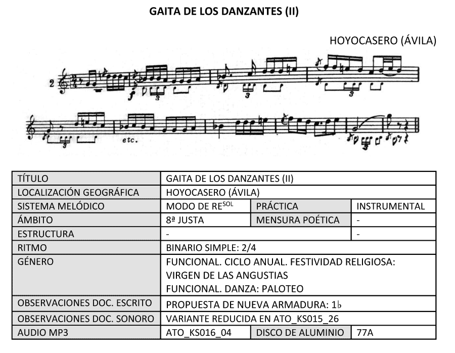 Cantos de danzantes