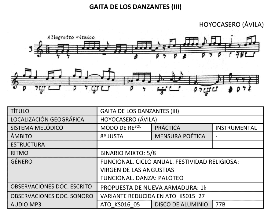 Cantos de danzantes
