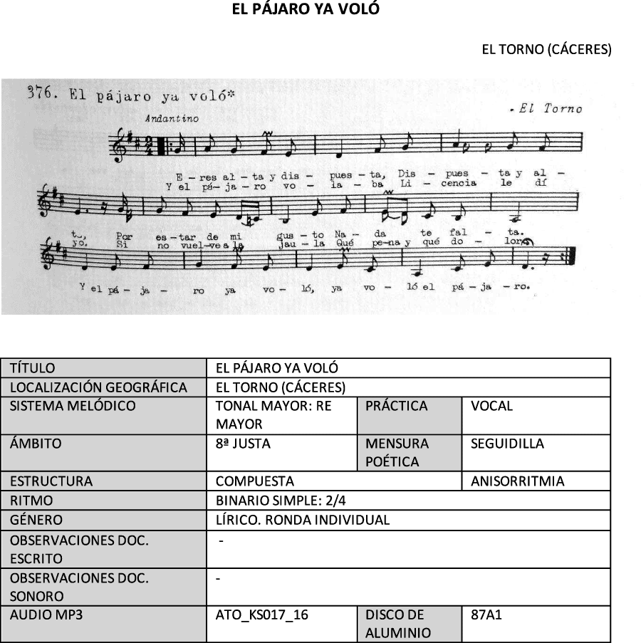 El pájaro ya voló