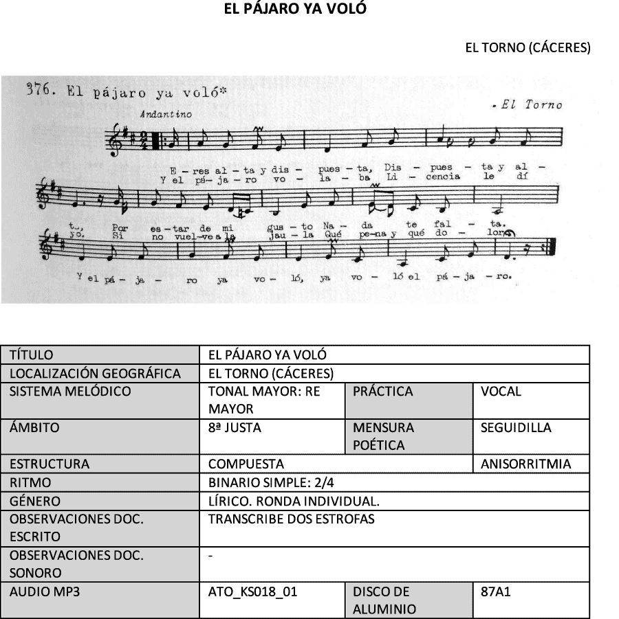 El pájaro ya voló