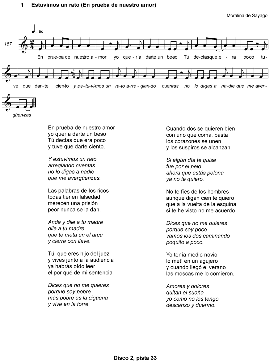 ESTUVIMOS UN RATO (EN PRUEBA DE NUESTRO AMOR)