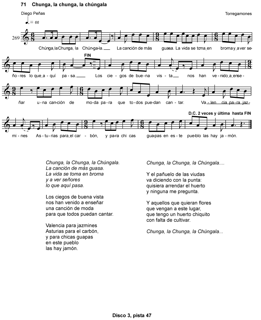 CHUNGA, LA CHUNGA, LA CHÚNGALA (LA CHUNGA)