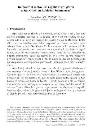 Portadas de los artículos